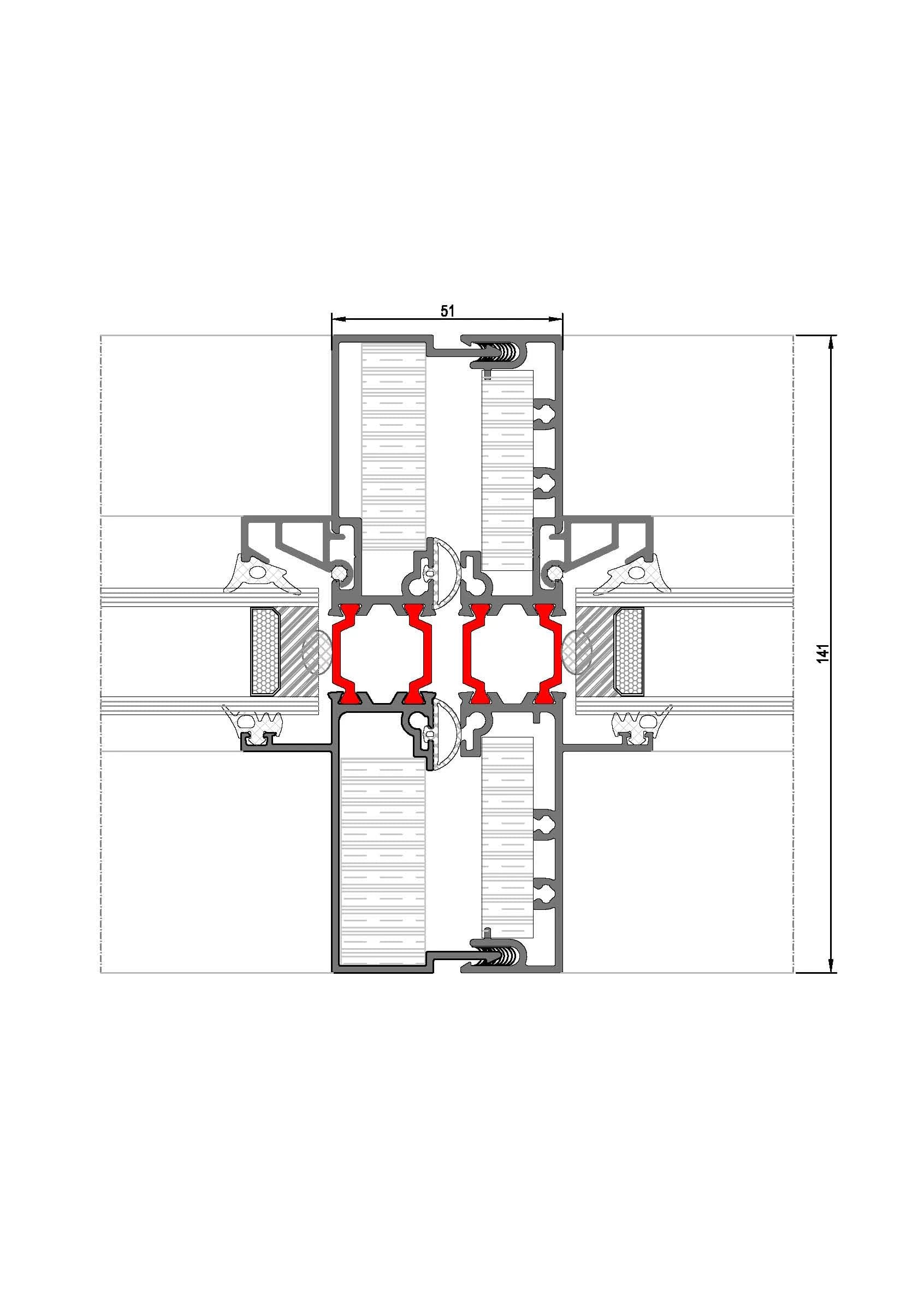 REWW141 Window Wall Cephe Sistemi — 2
